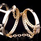 Золотое женское кольцо на две фаланги к03288 от ювелирного магазина Оникс - 4