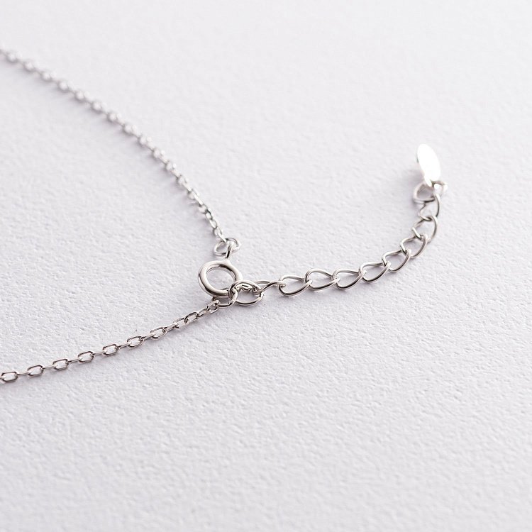 Срібне кольє "Кульки" 181132 від ювелірного магазину Онікс - 3