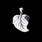 Срібна підвіска-листочок 13932 от ювелирного магазина Оникс