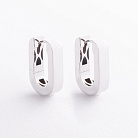 Серьги "Grace" в белом золоте с09693 от ювелирного магазина Оникс