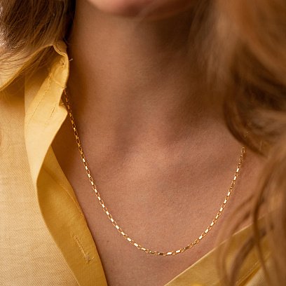 Золотая цепочка Якорное плетение ц00481 №2