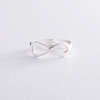 Срібна каблучка "Нескінченність" 111376