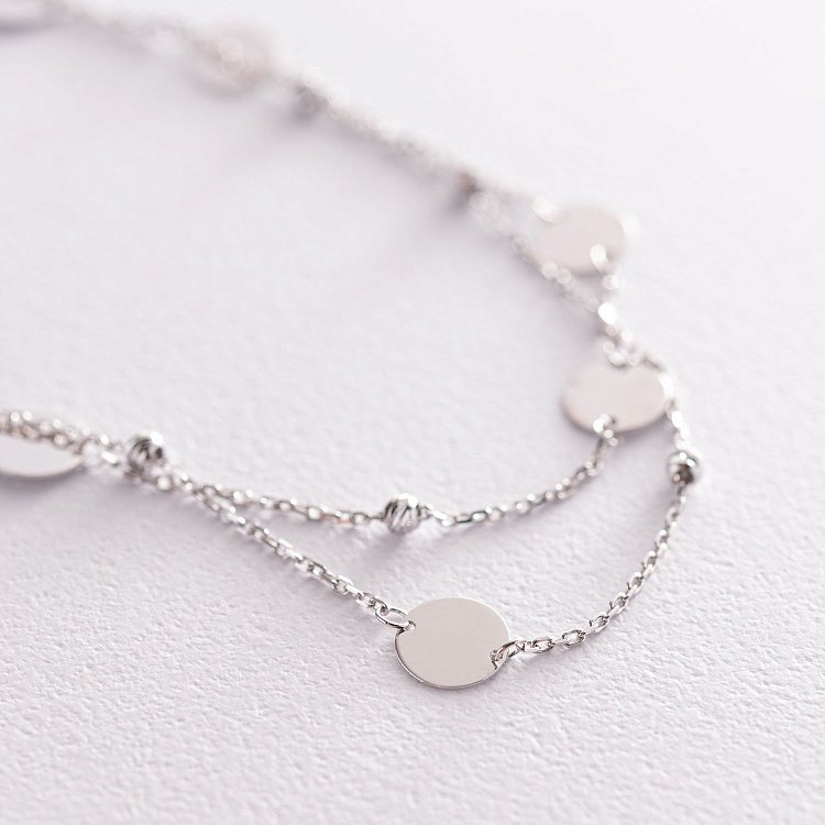 Золотое колье с монетами кол01786 - 7 Золотое колье с монетами кол01786 от ювелирного магазина Оникс - 7