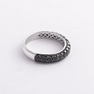 Золотое кольцо с черными бриллиантами кб0245sth от ювелирного магазина Оникс - 2