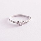 Золотое кольцо с бриллиантами R12009Daj от ювелирного магазина Оникс