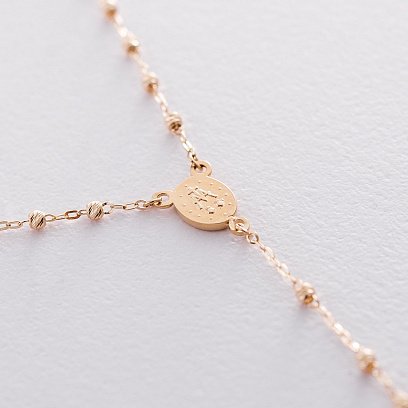 Золотое колье "Розарий" кол01152 №6