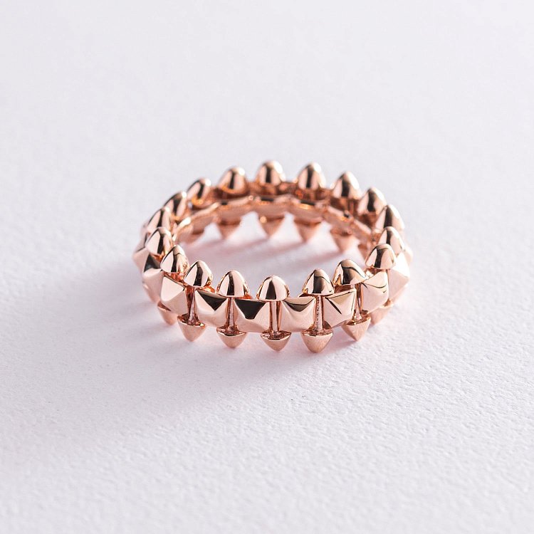 Каблучка "Тереза" в червоному золоті к06546 від ювелірного магазину Онікс