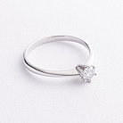 Заручальна золота каблучка з діамантом кб0694м от ювелирного магазина Оникс - 1