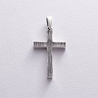Срібний хрестик з чорнінням 132700ч от ювелирного магазина Оникс - 10