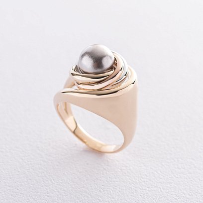 Золота каблучка "Шар" к05844 №6