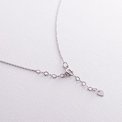 Кольє з перлами (біле золото) кол02399 №5