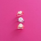 Кольцо "Сердечко" в красном золоте (возможна гравировка) к07144 от ювелирного магазина Оникс - 11