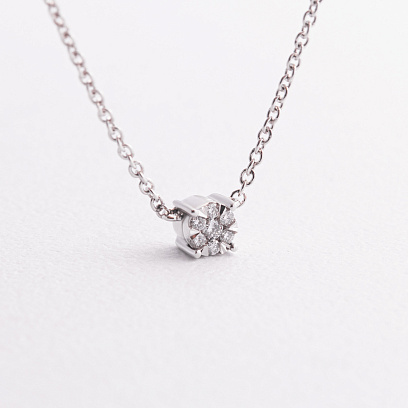 Золотое колье с бриллиантами колб0170ca