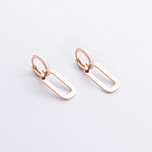 Сережки "Roxana" у червоному золоті с09203 от ювелирного магазина Оникс - 1