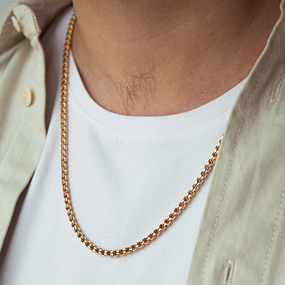 Ланцюжок у червоному золоті ц00579 №2