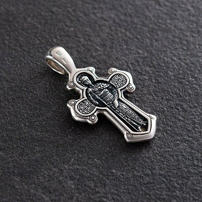 Православный крест (чернение) 13358 №5