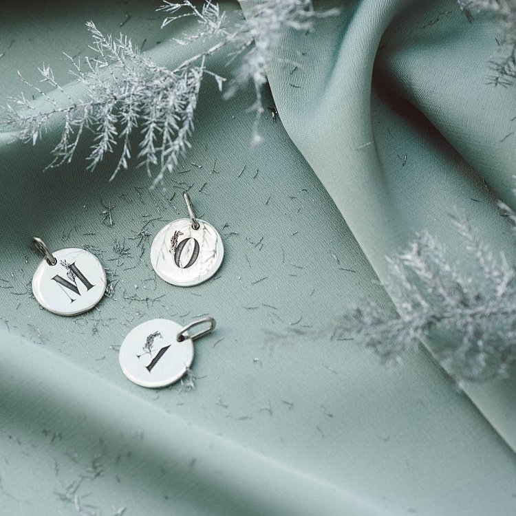 Срібний кулон "Буква" 132724бук від ювелірного магазину Онікс - 7