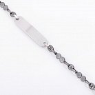 Срібний чоловічий браслет 14672 от ювелирного магазина Оникс - 2