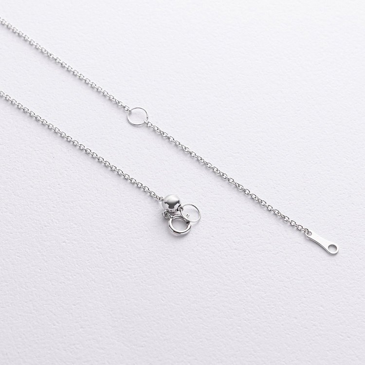 Золотое колье (бриллианты, изумруд) колб0141ca от ювелирного магазина Оникс - 5