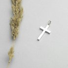 Срібний хрестик ручної роботи "Мінімалізм" 132750 от ювелирного магазина Оникс - 12