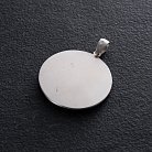 Срібний кулон "Спортсмен зі штангою" (можливе гравіювання) 133216 от ювелирного магазина Оникс - 2