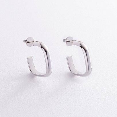 Золотые серьги - пусеты "Ребекка" с08326