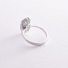 Золотое кольцо с изумрудом и бриллиантами 228851521 от ювелирного магазина Оникс - 6