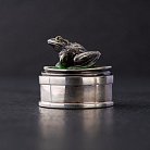 Серебряная фигура "Лягушка" ручной работы 23131 от ювелирного магазина Оникс - 2