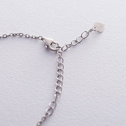 Серебряное колье "Звездочки" 18797 №4