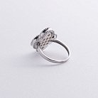 Серебряное кольцо "Клевер" (перламутр) 112769 от ювелирного магазина Оникс - 1