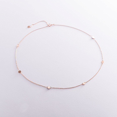 Золоте кольє "Монетки" 860252