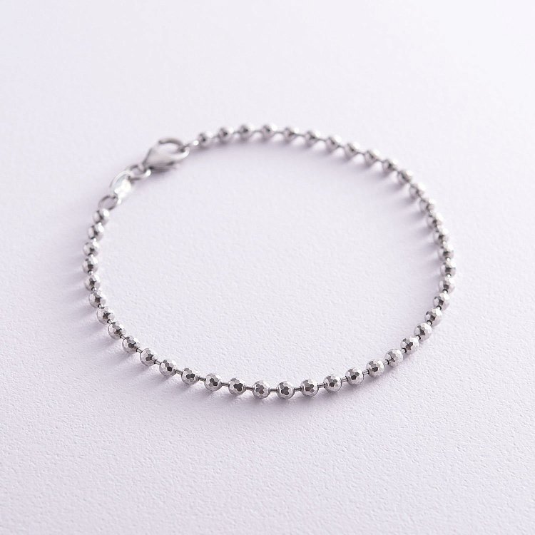 Срібний браслет "Кульки" 141311 від ювелірного магазину Онікс