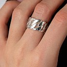 Широкое серебряное кольцо "Элизабет" 112691 от ювелирного магазина Оникс - 11