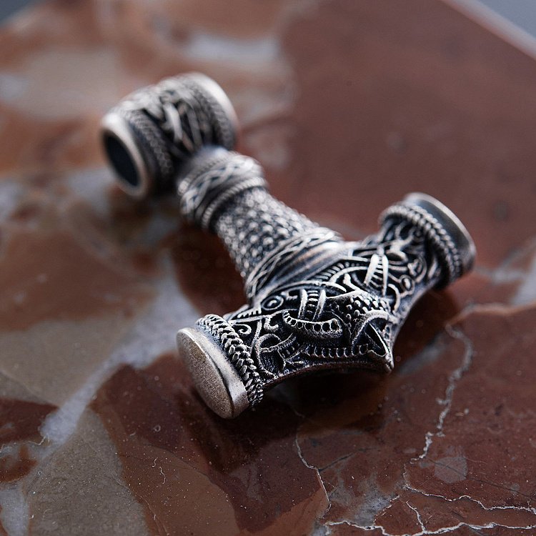 Срібний кулон "Молот Тора" 7042 від ювелірного магазину Онікс - 6