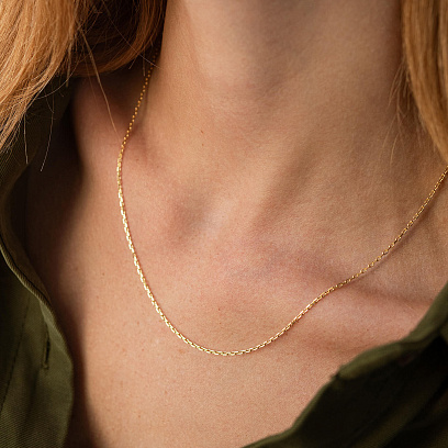 Золотая цепочка Якорное плетение ц00246 №10