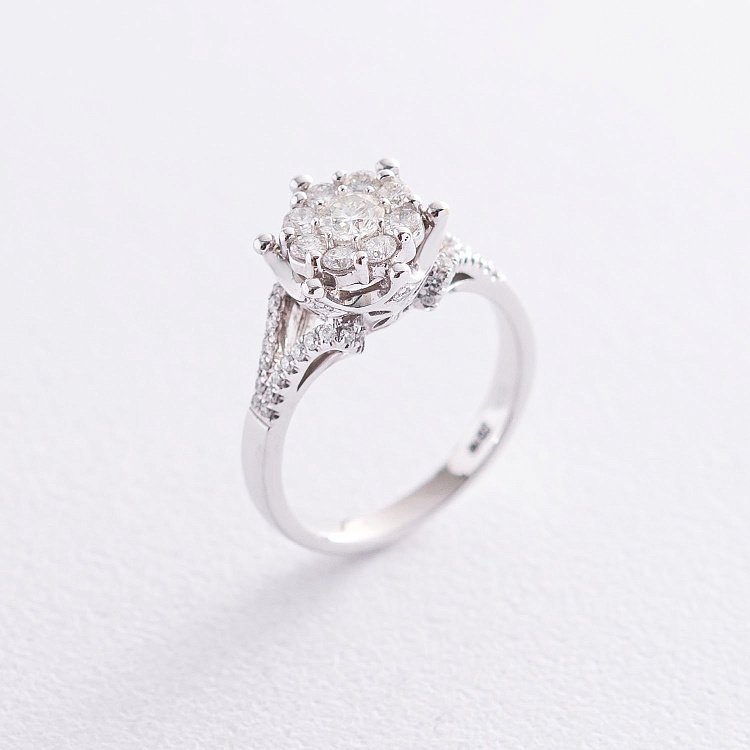 Золота каблучка з діамантами к666 від ювелірного магазину Онікс