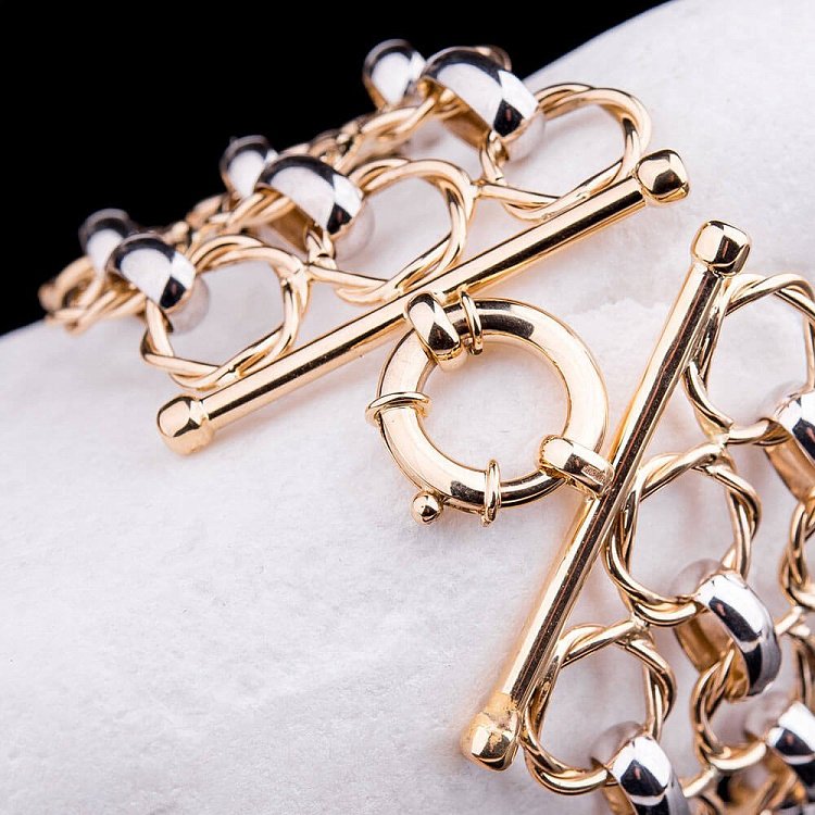 Золотий браслет б02130 від ювелірного магазину Онікс - 4