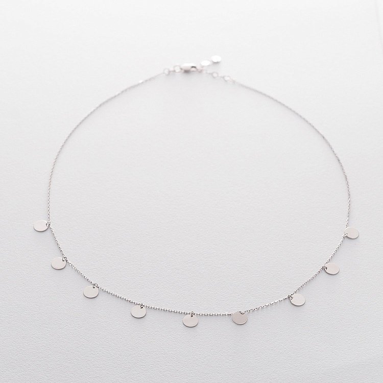 Золотое колье с монетами кол01457 от ювелирного магазина Оникс