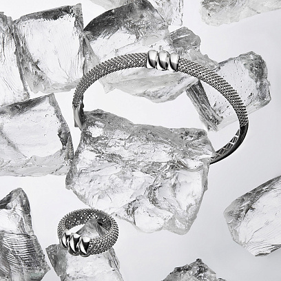 Каблучка "Marie" у білому золоті к08288 №6