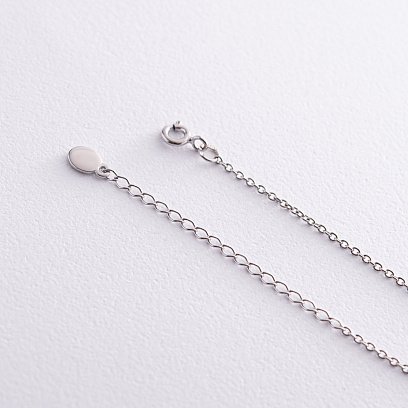 Серебряное колье "Сердечко" 1089 №7