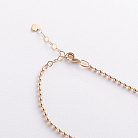 Браслет "Шарики" в желтом золоте б05847 от ювелирного магазина Оникс - 1