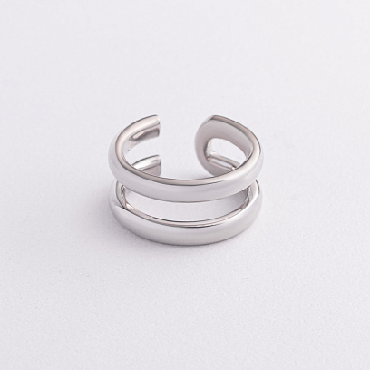 Серебряное кольцо "Line" 7460род