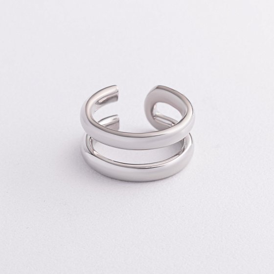 Серебряное кольцо "Line" 7460род