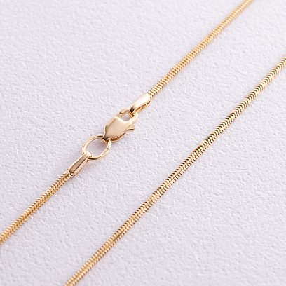 Золотая цепочка, плетение Снейк (1.5 мм) ц00211-1.5