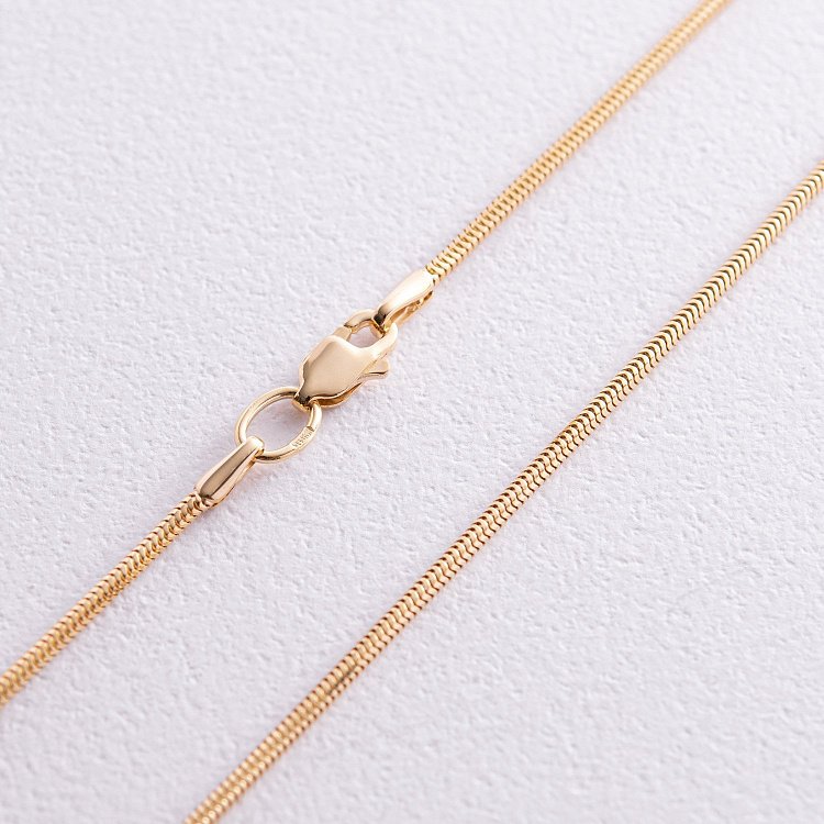 Золотая цепочка, плетение Снейк (1.5 мм) ц00211-1.5 от ювелирного магазина Оникс