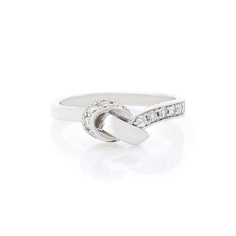 Золота каблучка з діамантами zberdg92244 від ювелірного магазину Онікс - 2