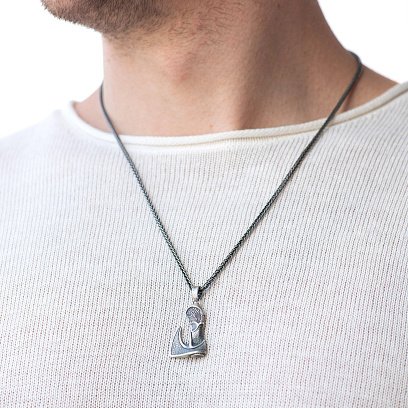 Серебряный кулон "Кельтский топор" 133199 №2