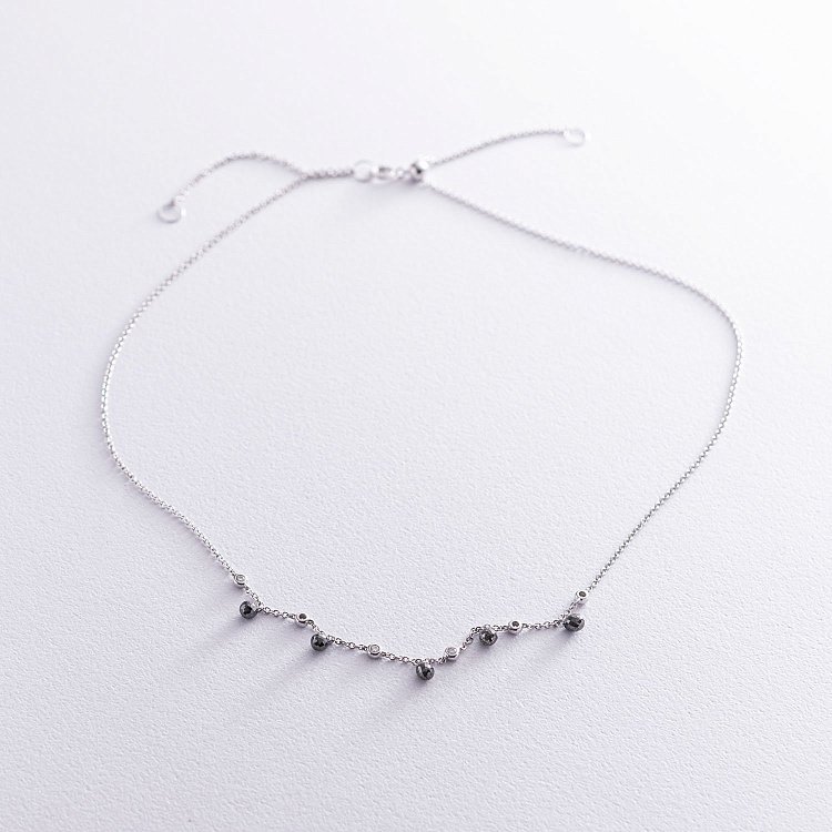 Золоте кольє з діамантами колб0051ca від ювелірного магазину Онікс - 5