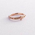 Золотое католическое кольцо "Розарий" к01655 от ювелирного магазина Оникс