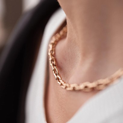 Золоте кольє "Фантазія" кол02225 №10